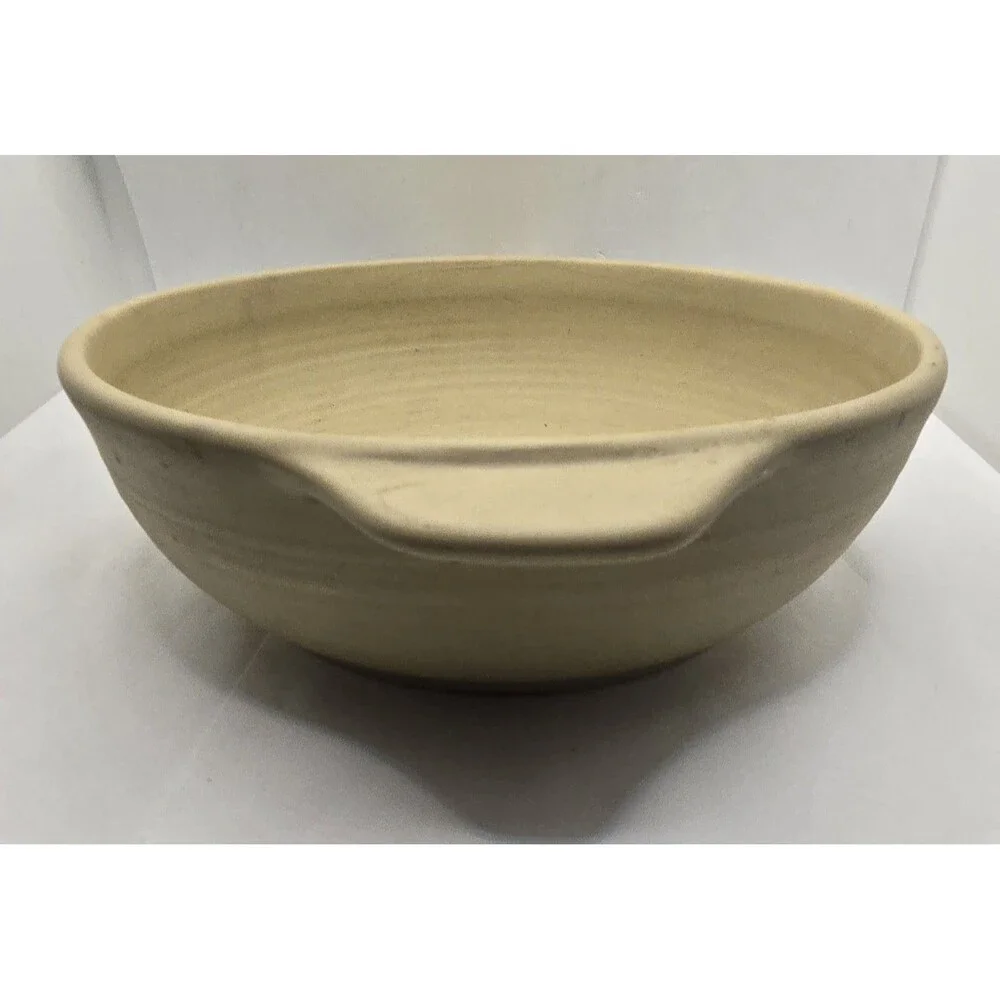 Emerson Creek Pottery King Arthur Flour Bowl  Baking Company Bedford VA-8”W